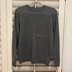 Everlane Grade A Cashmere Crew Sweater Charcoal Grey Size Small